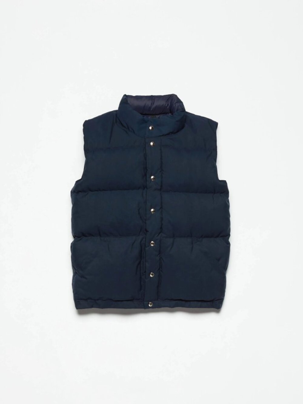 New: Crescent Down Works Italian Vest, Dark Blue, Men's XS